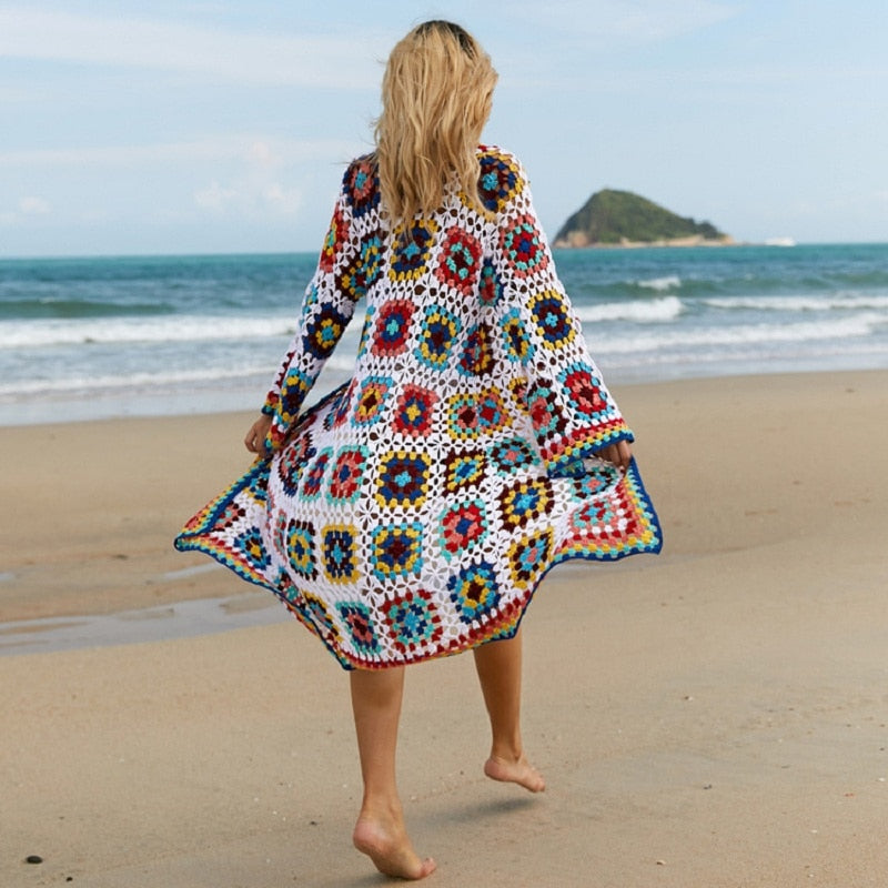 Crochet Bikini Swimwear Cover-up