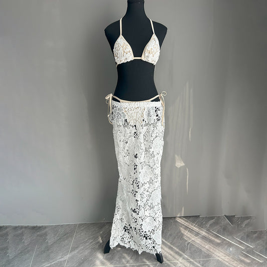 "Bella" 3-Piece Bikini Lace Set