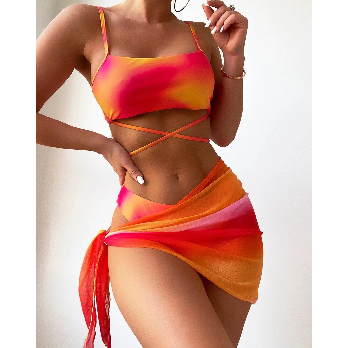 Tie-Dye Bikini Swimsuit