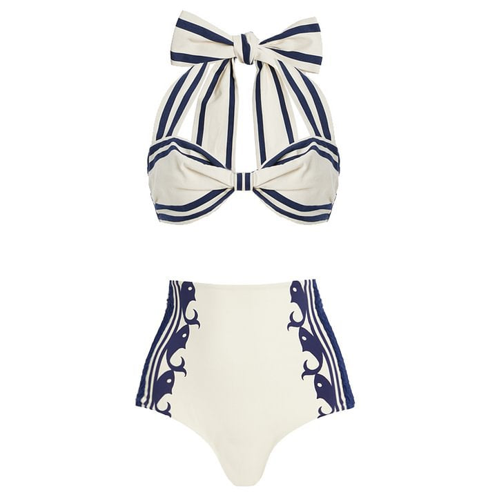 Nautical Swimsuit with Matching Shorts