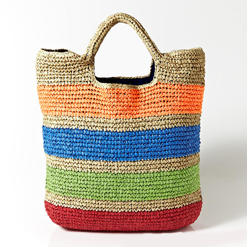 Large woven eloquent bag sold at PeachyBeanz.