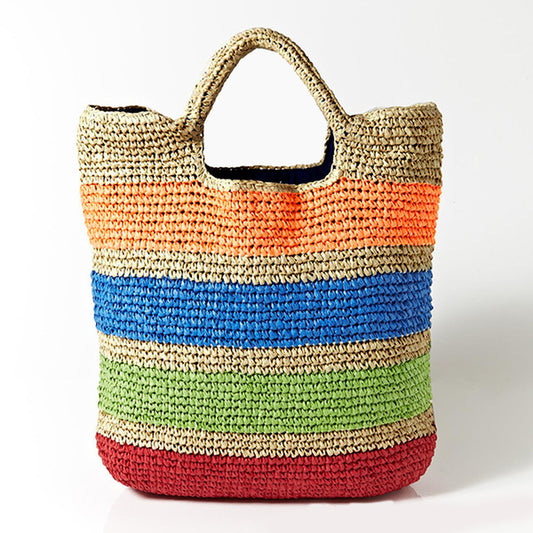 Large woven eloquent bag sold at PeachyBeanz.