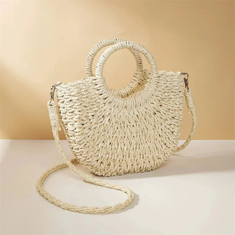 Women's Grass Woven Beach Bag