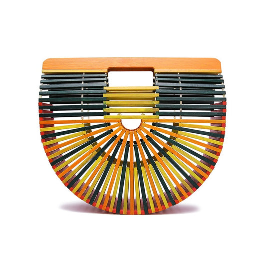 Women Summer Bamboo Beach Bag
