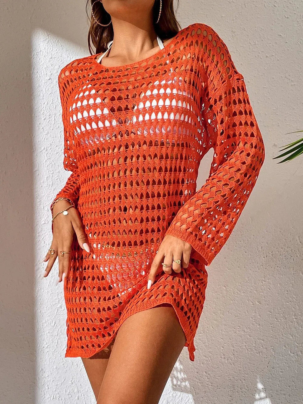 "Knitted Pullover" Bikini Swimsuit Cover