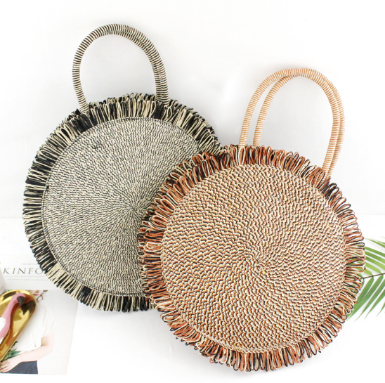 Women's Tassel Handbag High Quality Straw Bag