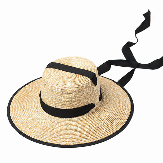 Women's Floppy Wide Brim Straw Beach Hat