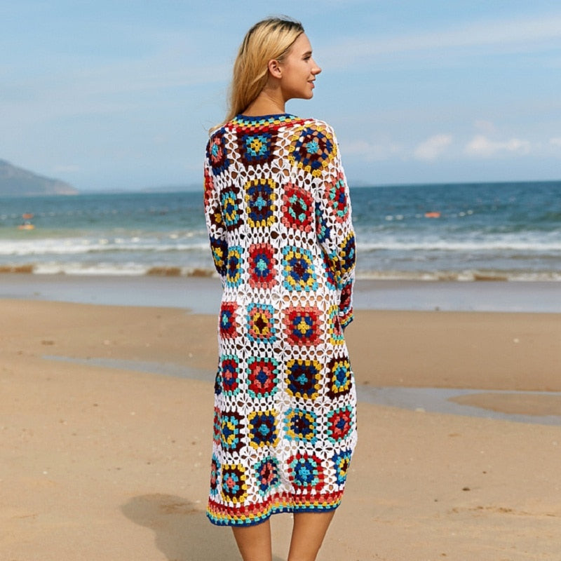 Crochet Bikini Swimwear Cover-up