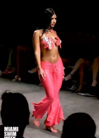 Sugar Splash Sequin Flower Bikini Swimsuit