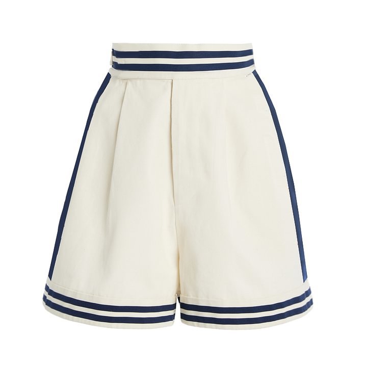 Nautical Swimsuit with Matching Shorts
