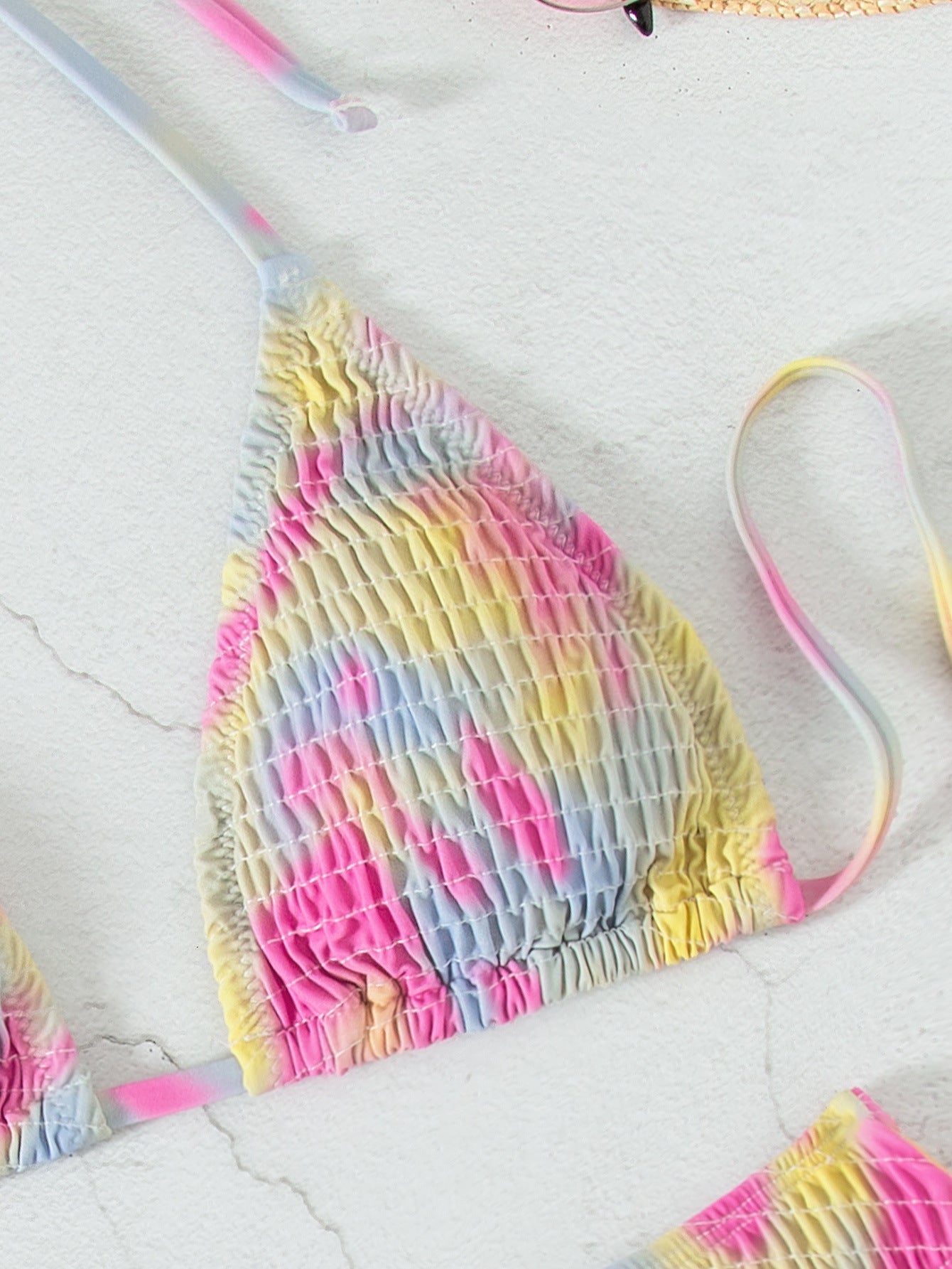 Multicolor Strap Triangle 2-Piece Bikini