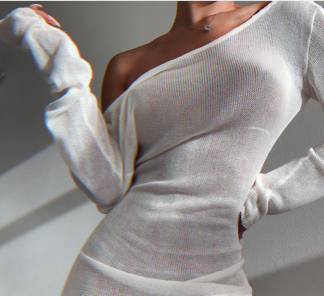 Backless Ice Silk Bikini Cover-up
