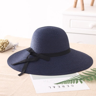 Women's Summer Big Wide Brim Beach Straw Hat