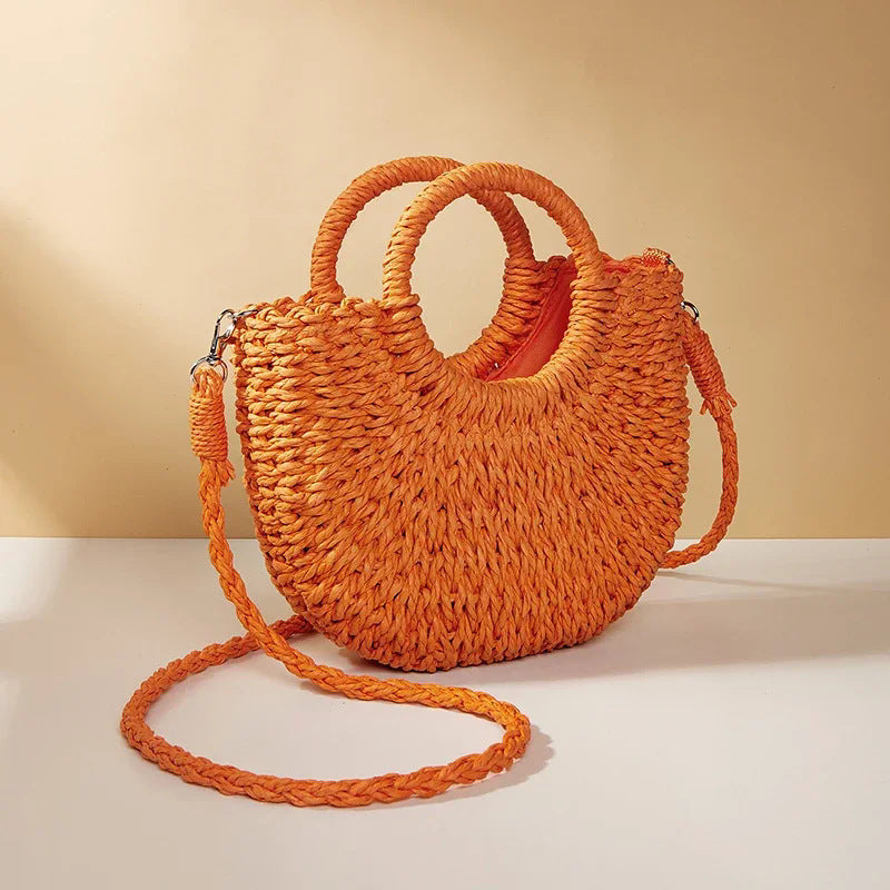 Women's Grass Woven Beach Bag