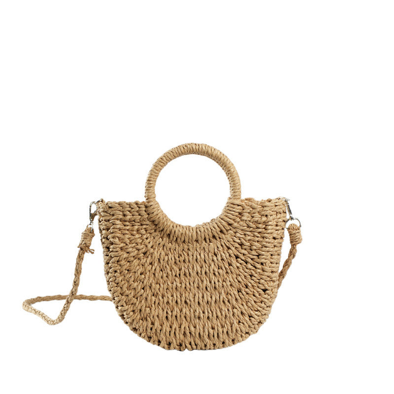 Women's Grass Woven Beach Bag