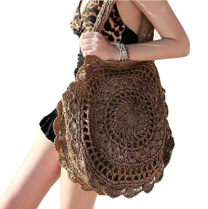 Women's Rattan Bohemian Straw Bag