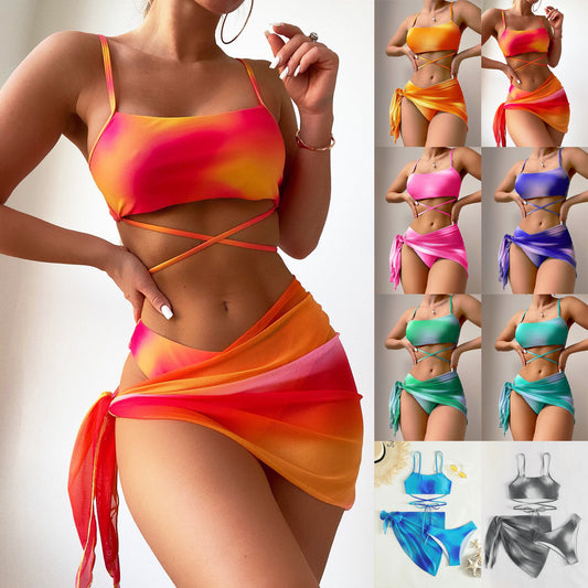 Tie-Dye Bikini Swimsuit