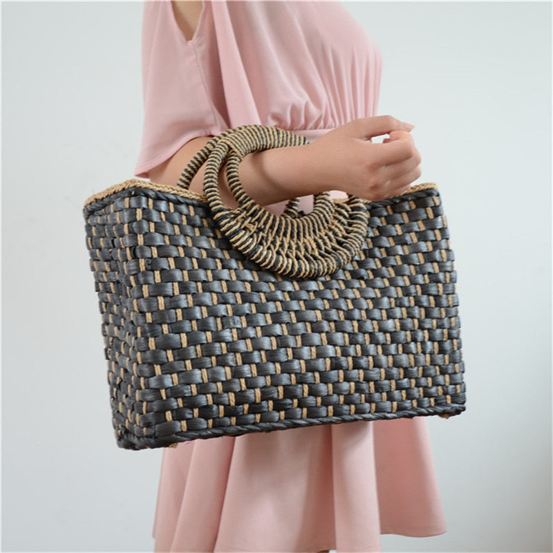 Woven Bali Hand Beach Basket