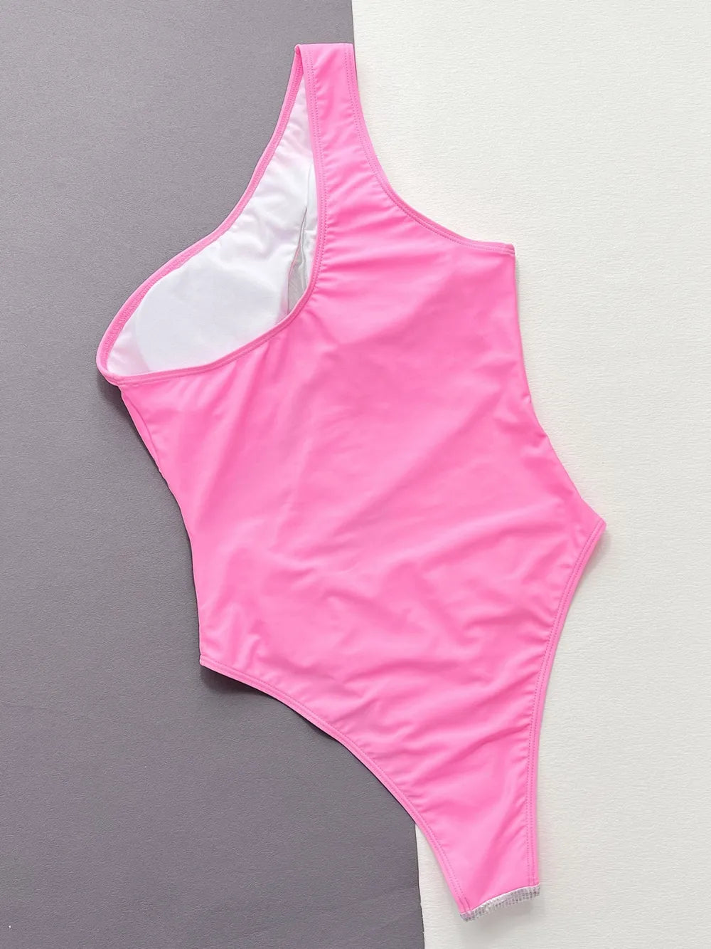 Two-Tone Tidal Wave One-Piece Swimsuit