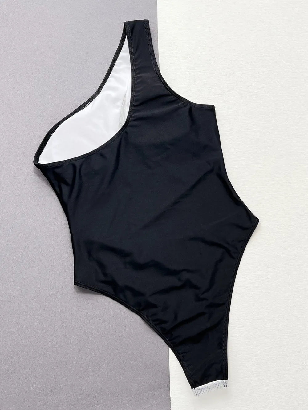 Two-Tone Tidal Wave One-Piece Swimsuit