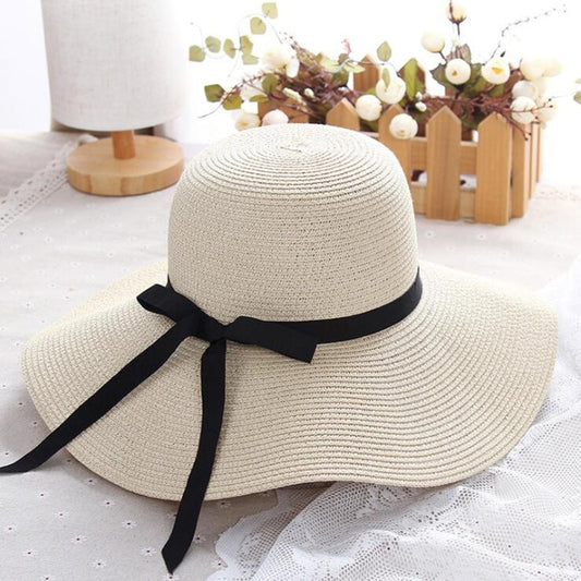 Women's Summer Big Wide Brim Beach Straw Hat