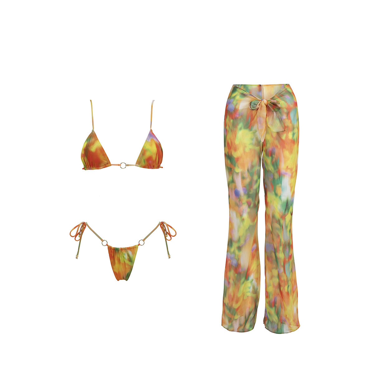 Three-Piece "Becky" Swimsuit
