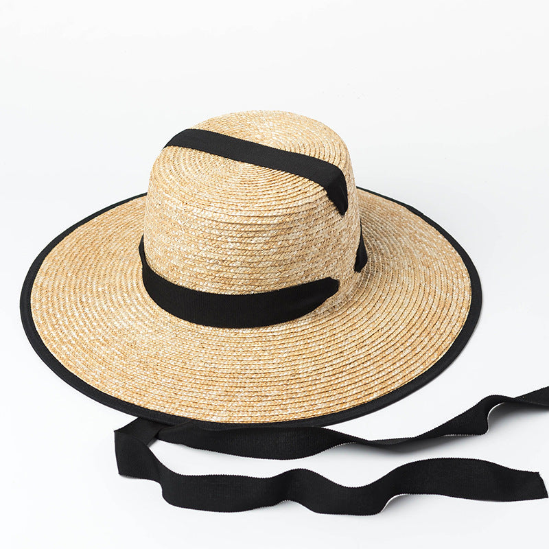 Women's Floppy Wide Brim Straw Beach Hat