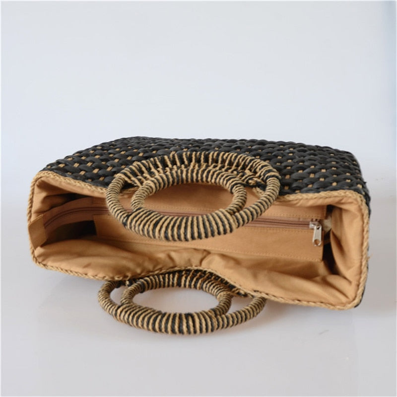 Woven Bali Hand Beach Basket