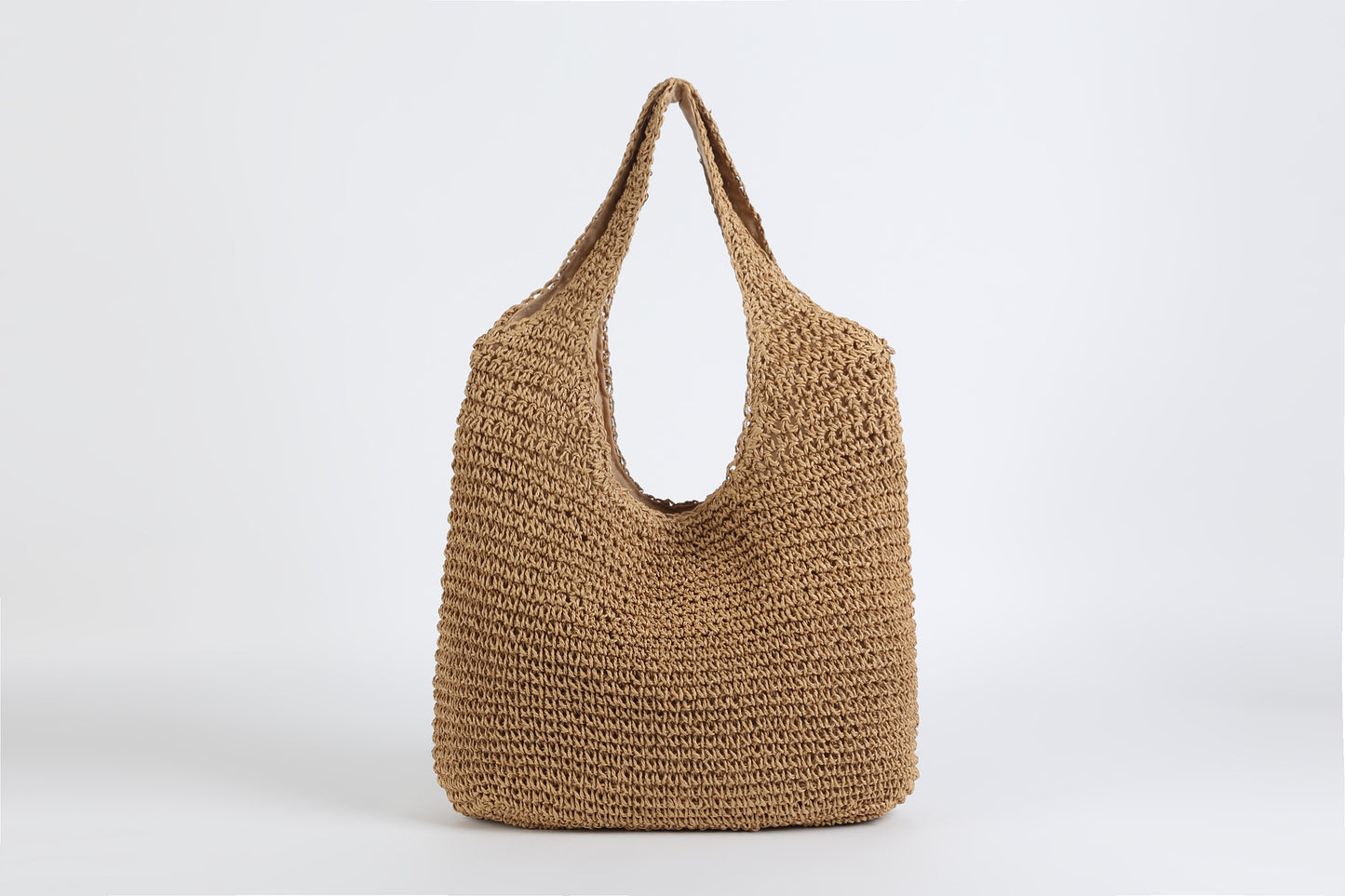 Women's Rattan Woven Shoulder Handbag