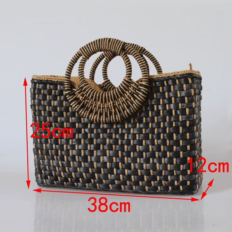 Woven Bali Hand Beach Basket