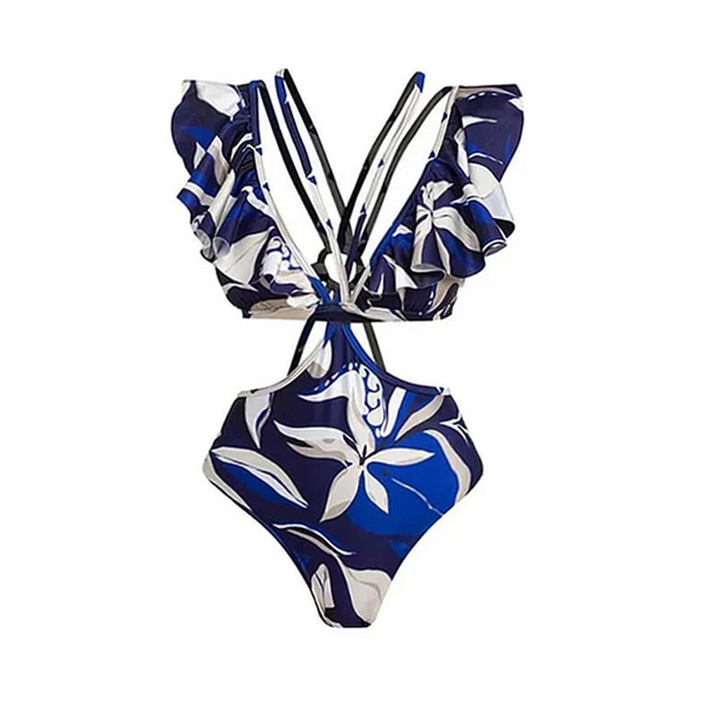 Neptune Split Bikini High Waist Slim Swimwear for Women