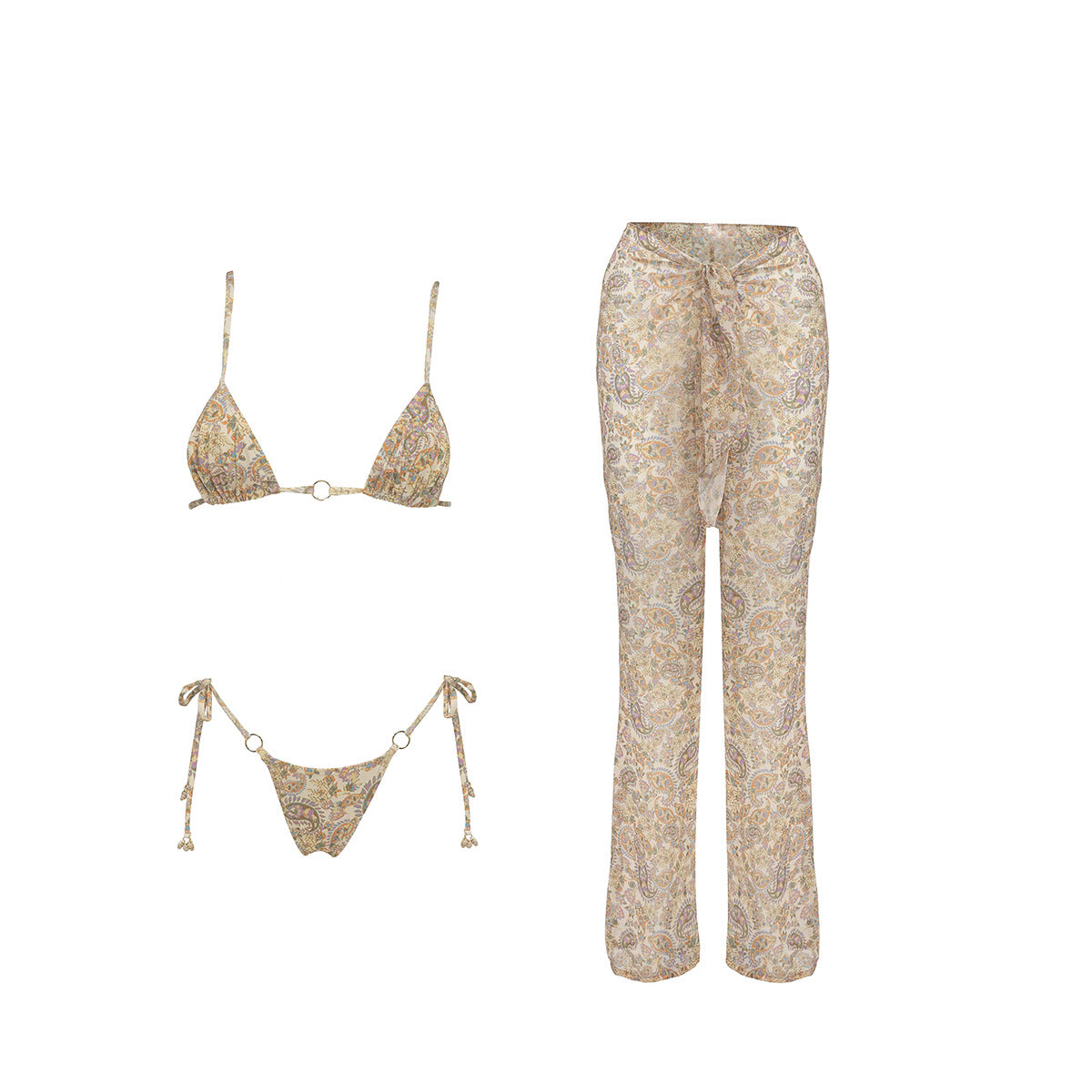 Three-Piece "Becky" Swimsuit
