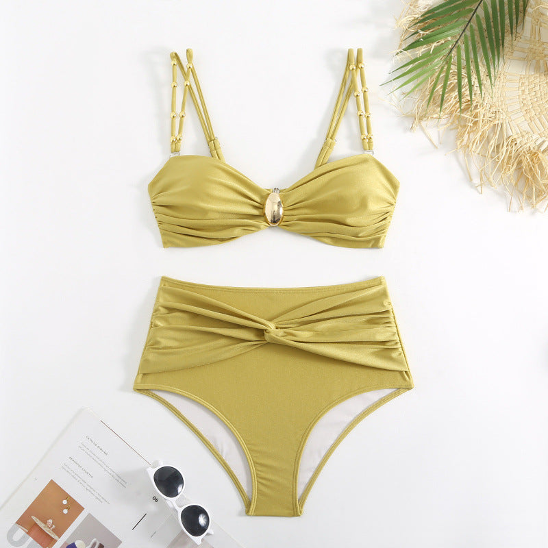 Sunset Sorbet 3-Piece Bikini Swimsuit Set