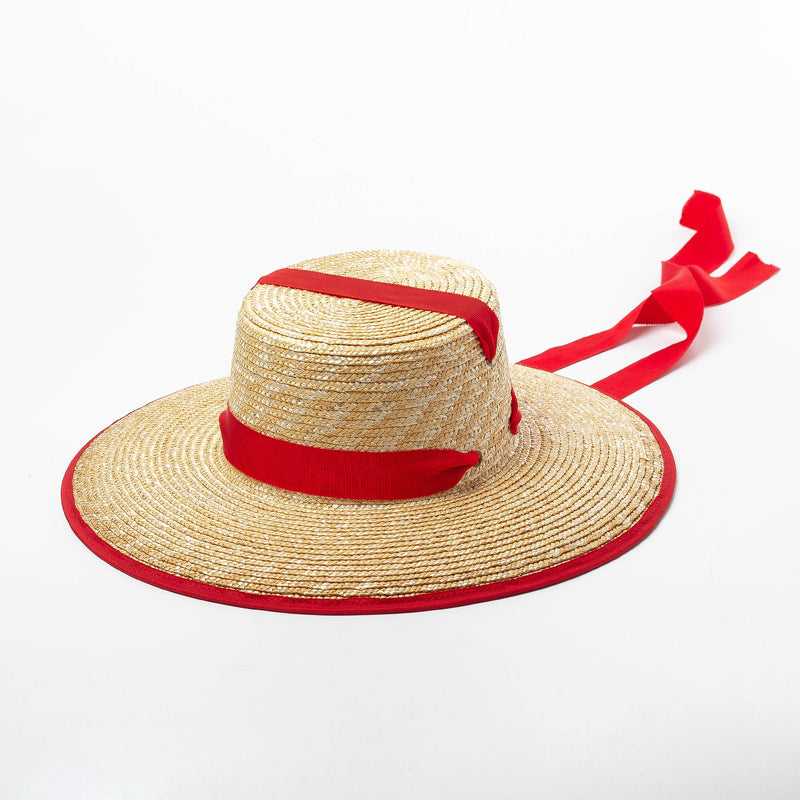 Women's Floppy Wide Brim Straw Beach Hat