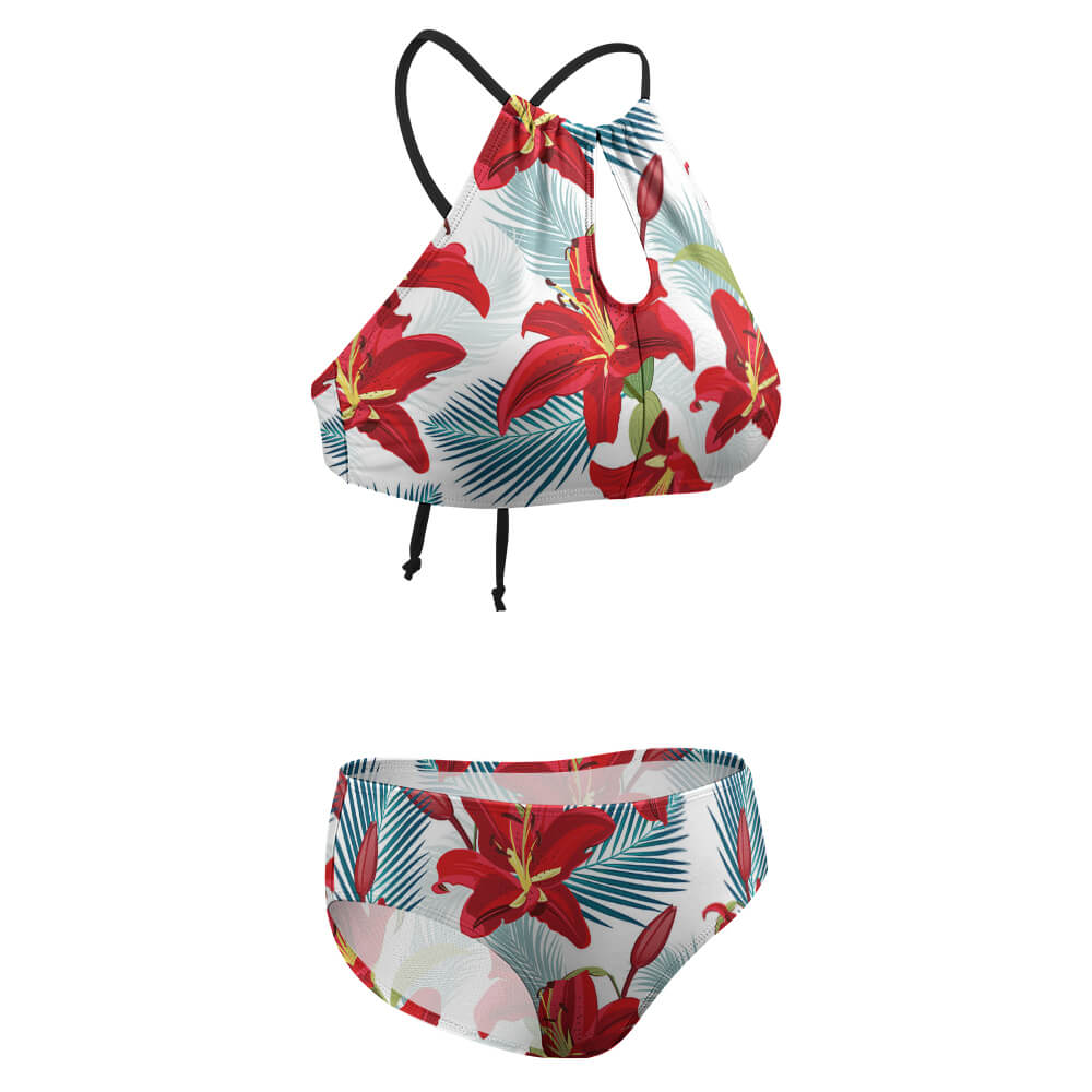 Soft Beautiful Floral Bikini Swimsuit